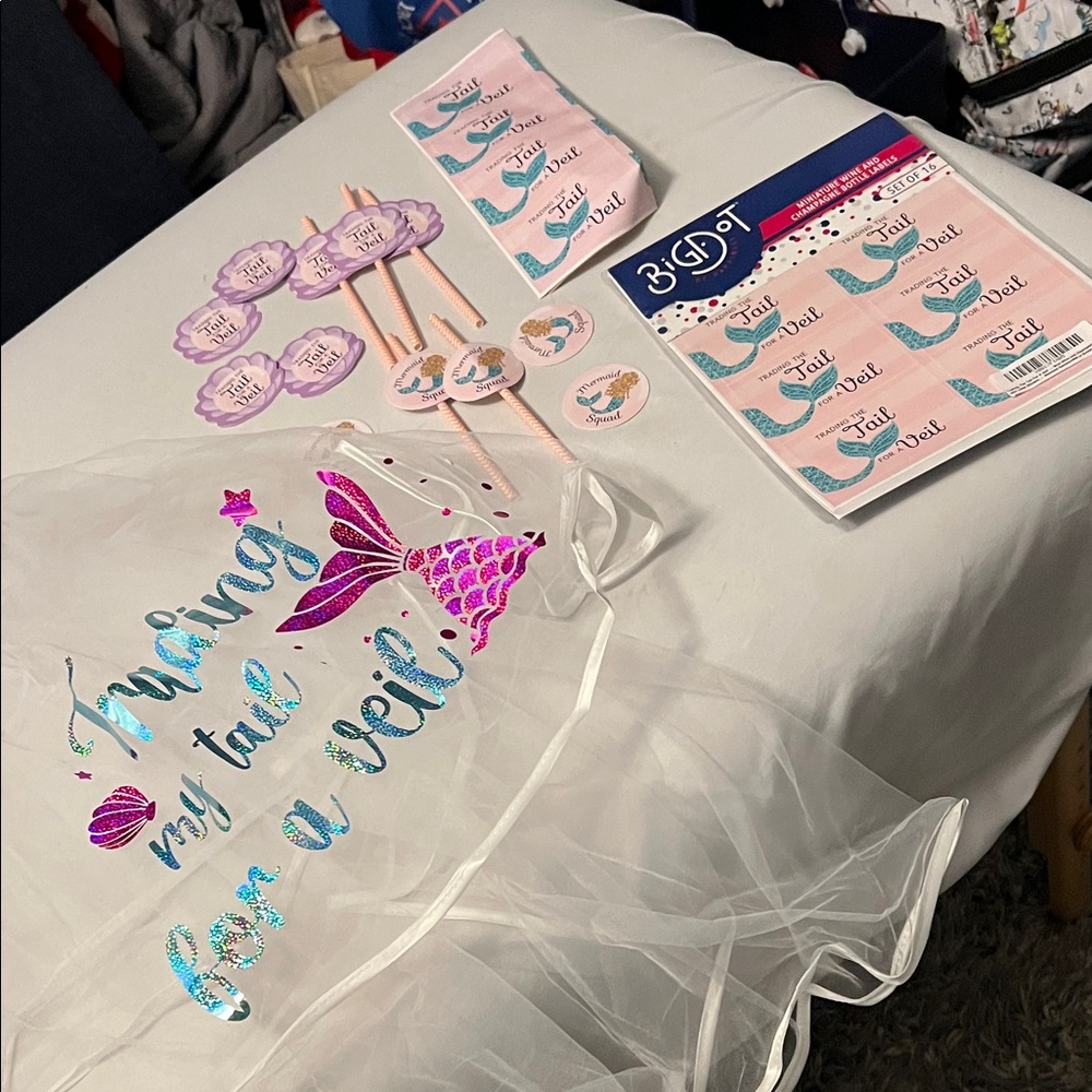 Mermaid-Themed Bachelorette Party Set